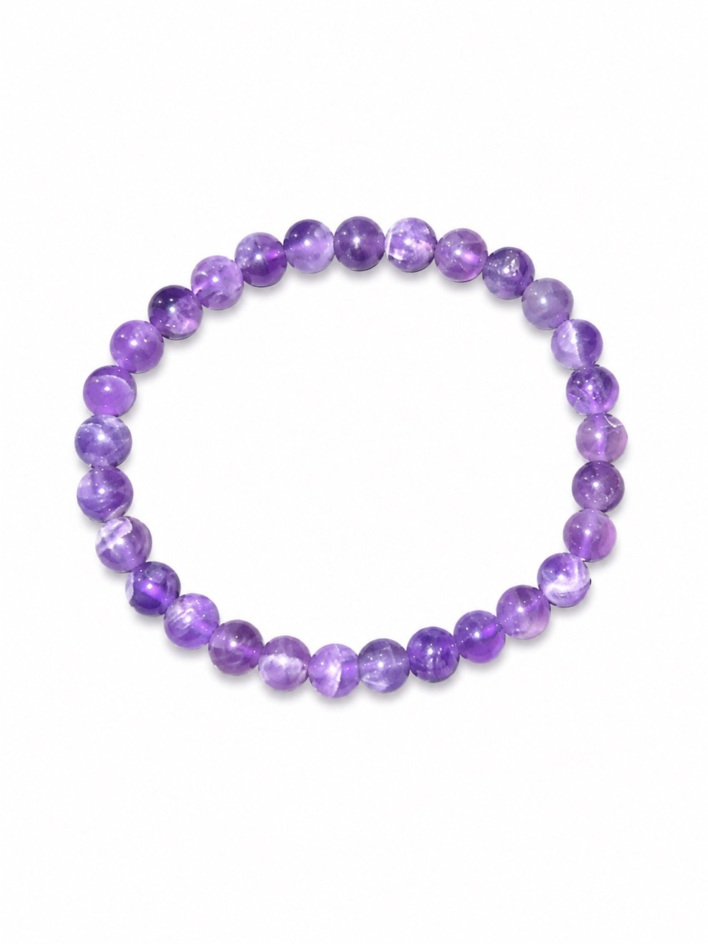Amethyst Beaded Healing String Bracelet